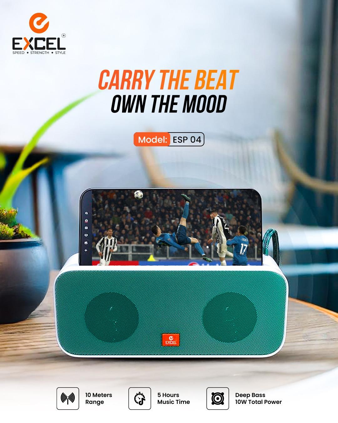 Excel ESP-04 Portable Wireless Speaker