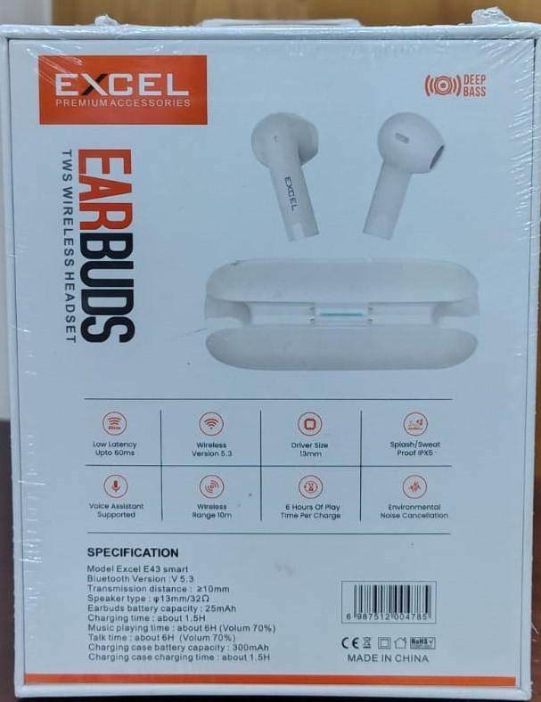Excel E43 Smart Wireless Earbuds - Image 3
