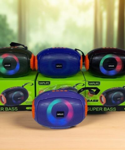 Speaker Bluetooth Portable Hapilife L15 Super Bass with RGB Light