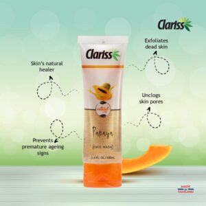 CLARISS PAPAYA FACE WASH 100ml
