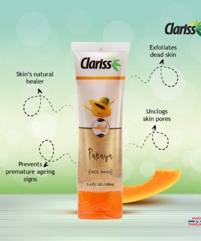 CLARISS PAPAYA FACE WASH 100ml