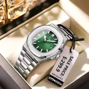 POEDAGAR Premium Luxury Men’s Watch-Green