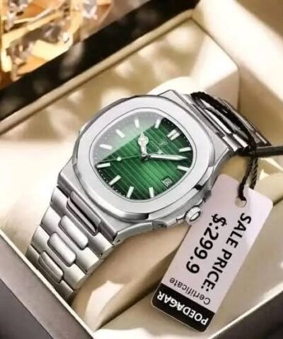POEDAGAR Premium Luxury Men’s Watch-Green