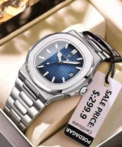 POEDAGAR Premium Luxury Men’s Watch-Blue