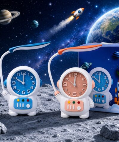 Astronaut Reading Lamp & Alarm Clock