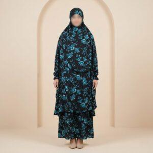 Elegant Palazzo long Khimar Set