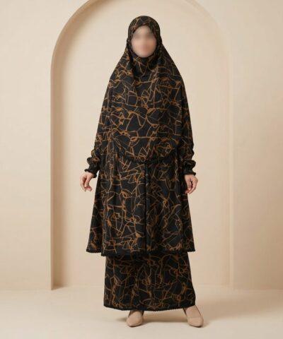 Elegant Palazzo long Khimar...