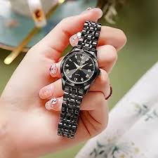 Butter Fly Lock OLEVS Watch for Women Black - Image 3
