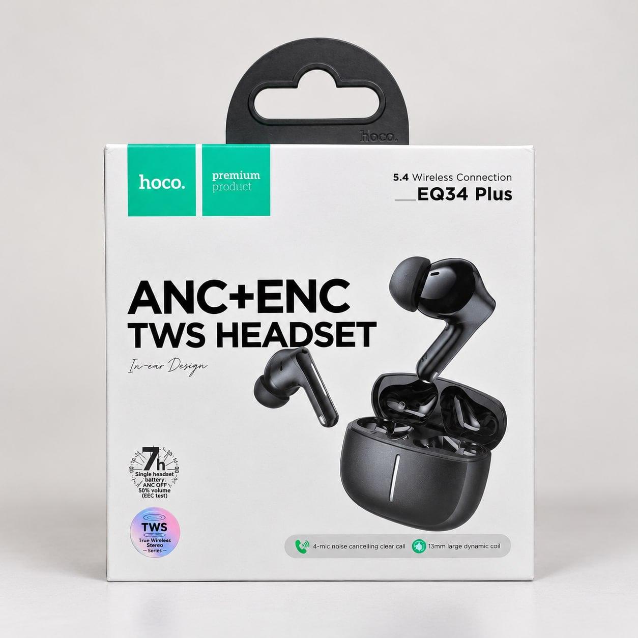 Hoco EQ34 Plus True Wireless ANC+ENC Bluetooth Earbuds - Image 5
