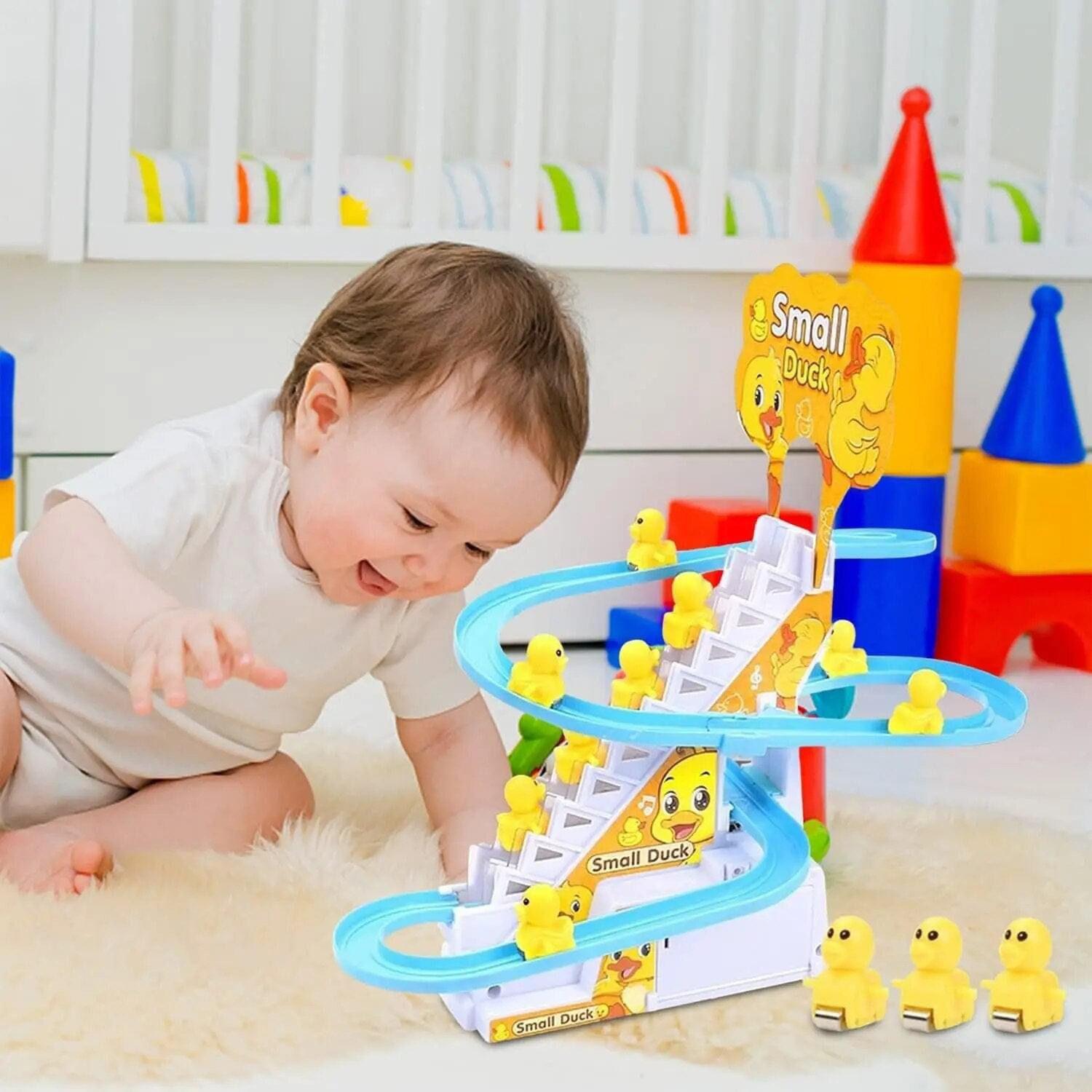 Electric Small Duck Climbing Stairs Toy - Image 6